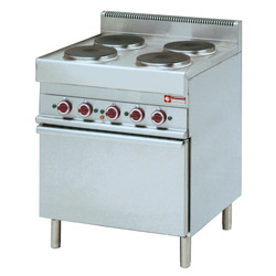 Electric Cooker 4 hobs with Convection oven