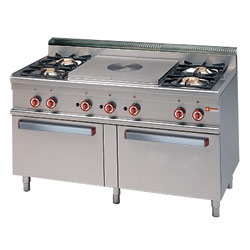 Gas Range 4 Burners with 2 Gas Oven