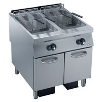 Gas Fryer 2 basin on undercarriage-G22/F46-A8