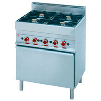Gas Range 4 Burners with Gas Oven-G65/4BF7 