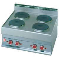 Electric Range 4 round cooking plates Top-E65/4P7T