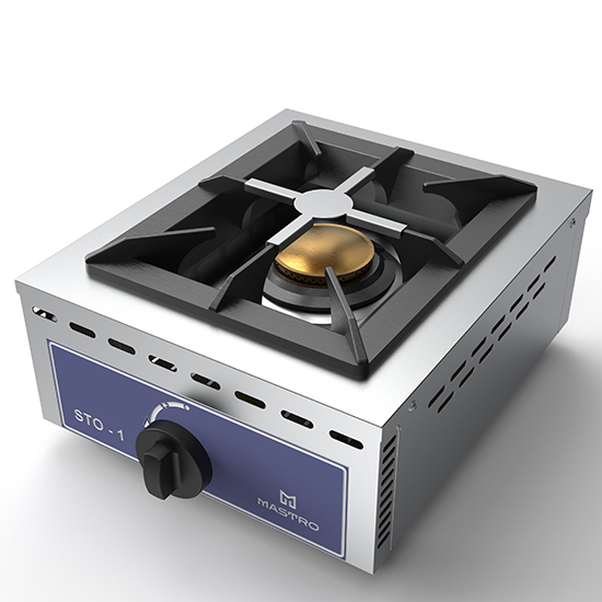 2125U – Gas hob with 1 burner 7 kW (LPG)