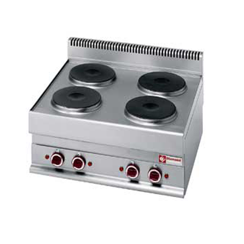 Electric Range 4 round cooking plates Top-E65/4P7T